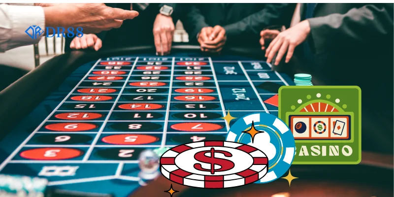 Người chơi roulette tại bàn chơi trực tiếp